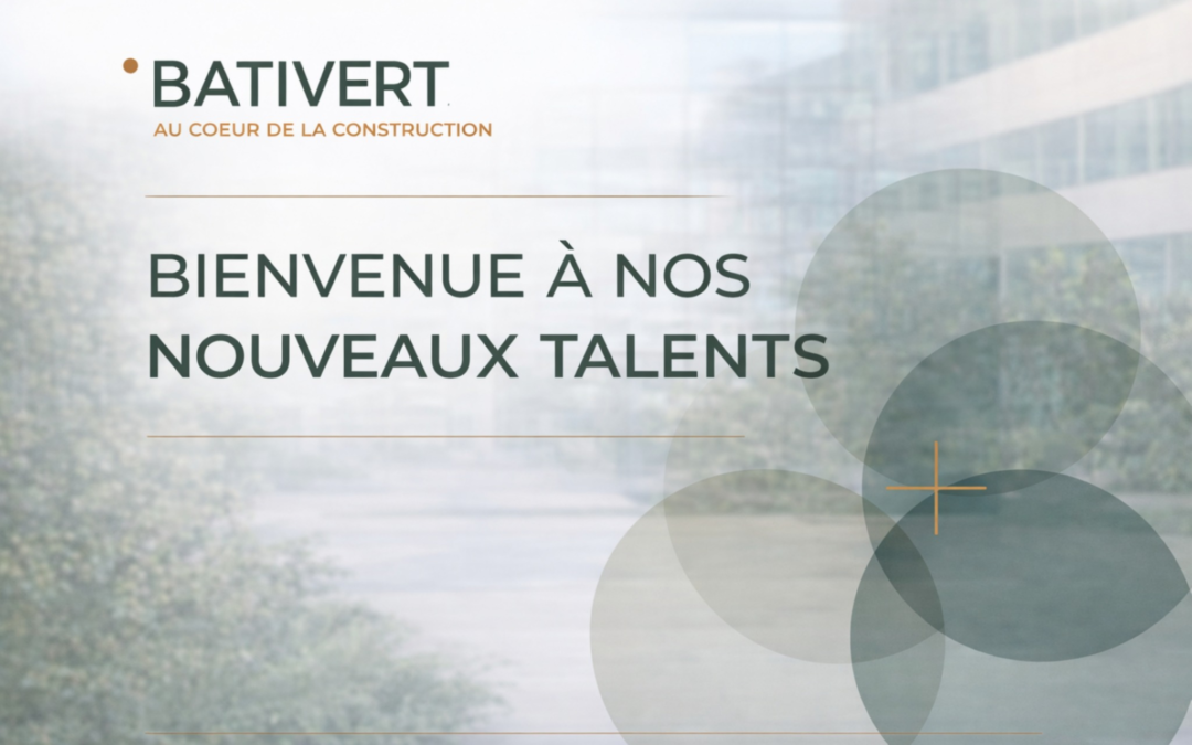 Bienvenue à nos nouveaux talents !